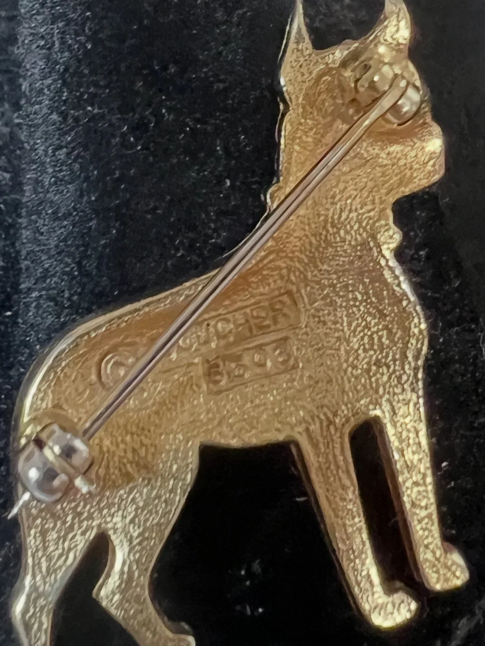 Marcel Boucher 1950’s Boxer Dog Brooch Pin.